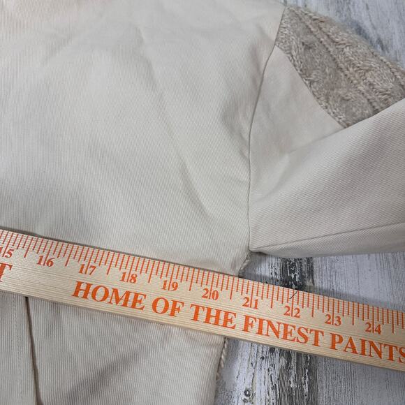 By Anthropologie Mixed-Media Wool & Cotton Jacket – Women’s Medium – MSRP $168 - Picture 10 of 10